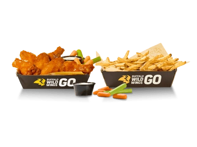 6 BONE-IN WINGS + FRIES