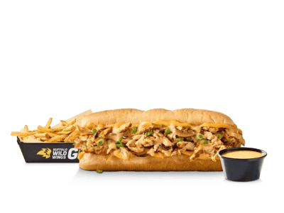 BEER CHEESE CHICKEN CHEESESTEAK