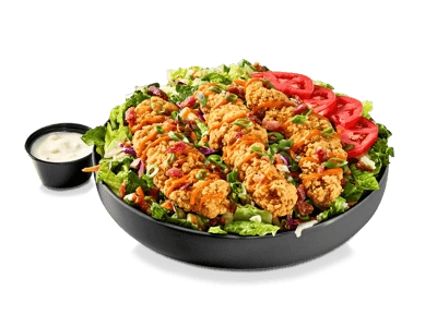 CRISPY BUFFALO CHICKEN SALAD